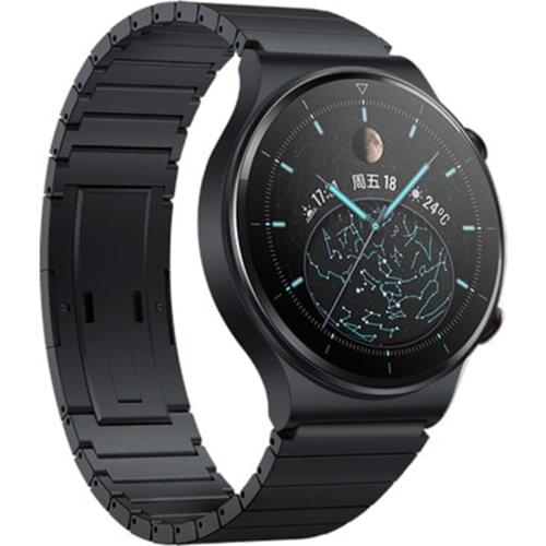 Strap For Huawei GT 2 Pro GT2 Metal butterfly buckle Band Watchband For Honor Watch GS Pro /magic 2 46mm Bracelet Wristband