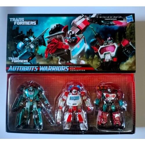 Transformed classic Asian limited perceptron ambulance cup set PVC boy model toy