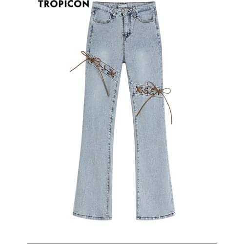 Женские джинсы клеш TROPICON China At AliExpress