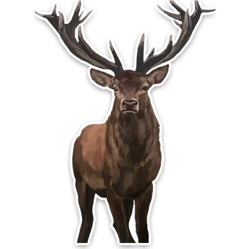New Personality Car Sticker Deer Vinyl PVC Motorcycle Decals Waterproof Windshield Car Window Car Decals Apply To Car Window