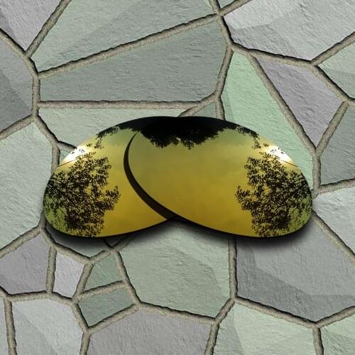 Yellow Golden Sunglasses Polarized Replacement Lenses for Oakley Romeo 1