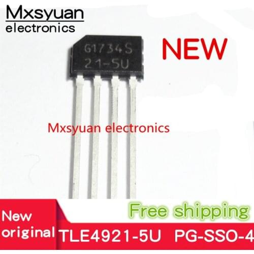 10pcs~100pcs/LOT 21-5U TLE4921-5U TLE4921 P-SSO-4 SIP-4 New original In stock
