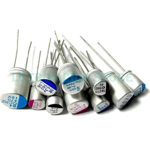 10Pcs DIP Solid Electrolytic Capacitor 6.3V 2200UF 2500UF 4700UF 6.3V2200UF 6.3V2500UF 6.3V4700UF 10X12 8X16 10X16