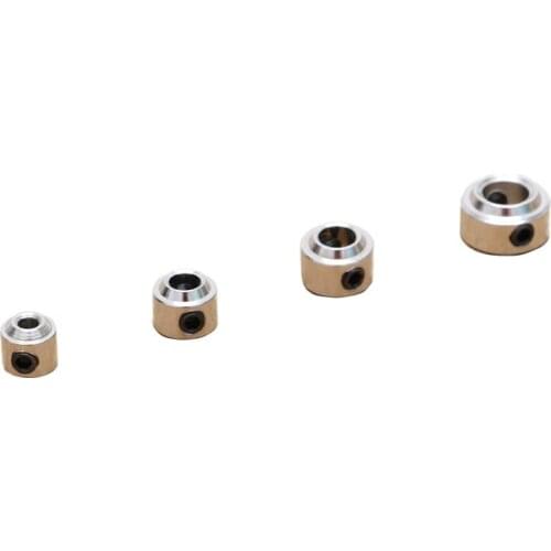 20PCS 2.1/3.1/4.1/5.1mm Metal Wheel Lock Collar Landing Gear Axle Stopper Shaft Clamping Bushing Sleeve for DIY RC Model Parts