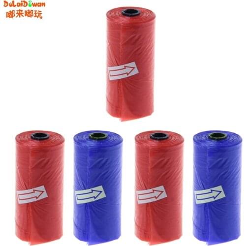 5 Roll Portable Baby Diaper Waste Bag for Baby Diaper Waste Bag Baby Strollers Organizer Baby Strollers Disposable Garbage Bags