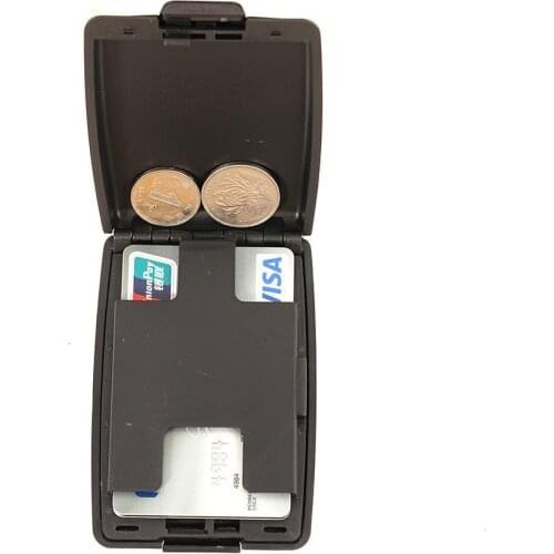1 pc Aluminum Bankcard Blocking Hard Case Wallet Credit Card Anti-RFID Scanning Protect Card Holder Dropshipping
