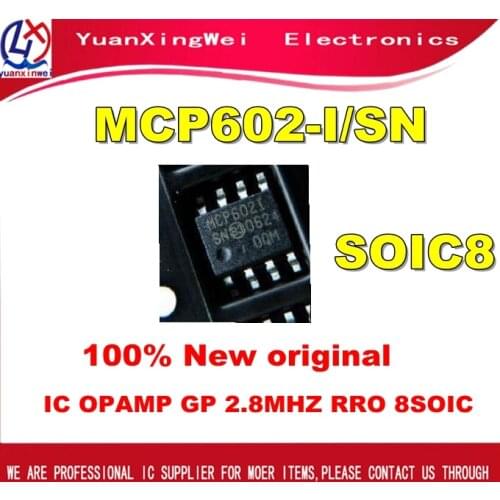Free shippin 1pcs/lot MCP602 MCP602I MCP602-I/SN SOP8 new original