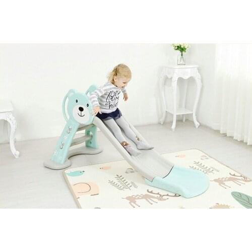 Children slide Childrens home indoor birthday toys with widening, lengthening, thickening and folding a small slide