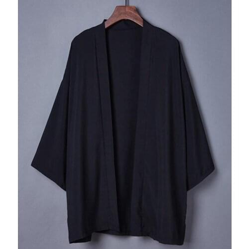 Women and men Japanese obi male yukata Kimono cardigan mens haori Japanese samurai clothing traditional Japanese clothing