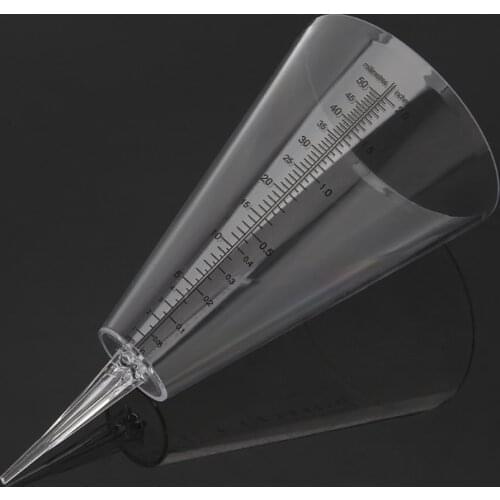2021 New Conical Rain Gauge Plastic Clear Outdoor Home Garden DIY Craft Tool Professional