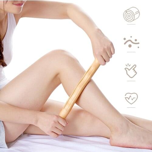 IASTM Tools Gua Sha Massager 100% Natural Wooden All in One Wide Coverage Scrapping Stick For Body Relaxation Health Care Tool