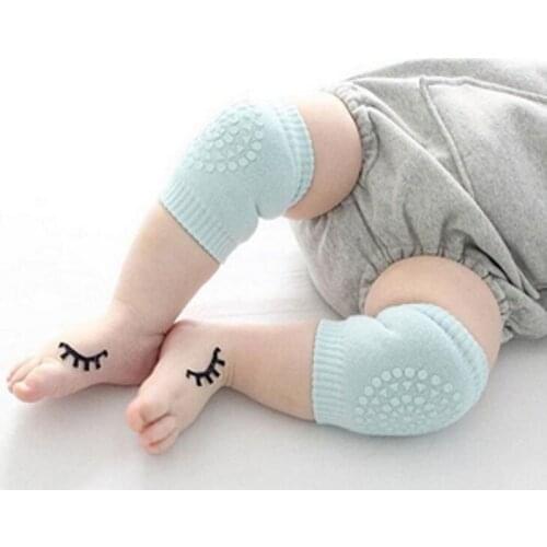 1 Pair Baby Crawling Leg Pad Non-Slip Knee Pads Kneecap Knees Protector for Girls Boys Kids Brace Support Protection Leg Socks