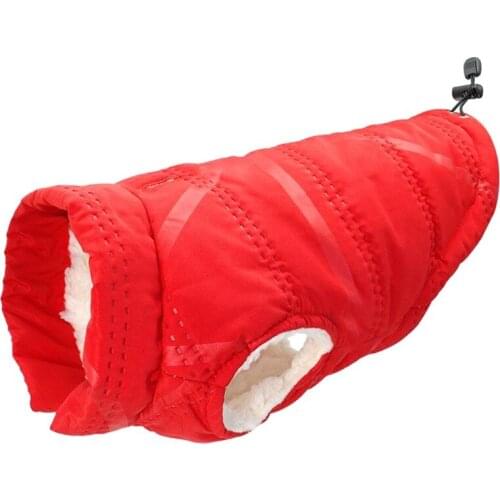 Autumn Winter Pet Clothing Dog Cotton Coat Clothes Jacket Plus Velvet Padded Warm Coat Comfortable Cotton Outfits Pet Clothing