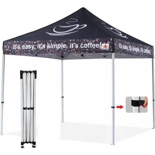 Professional Aluminum 10ft x 10ft Outdoor Folding Garden Gazebo Leisure Sun Shade Party Event Canopy Pop Up Tent Marquee Awning