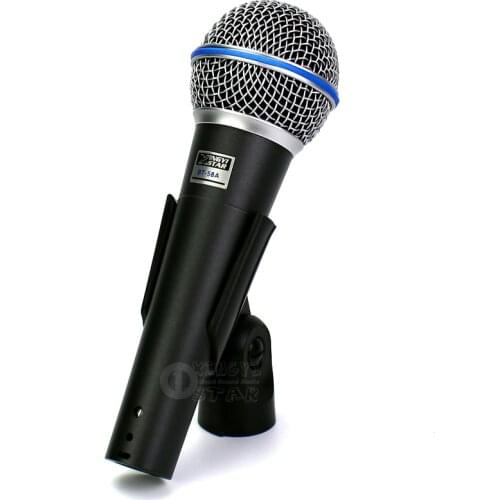 BT58A Professional Cardioid Handheld Mic Vocal Dynamic Microphone System For BETA 58A 58 A Karaoke Microphones Singing Amplifier