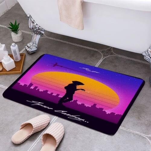 See you Cheaper Anti-slip Modern Area Rugs Living Room Balcony Bathroom Printed Carpet Doormat Hallway Bath Mat