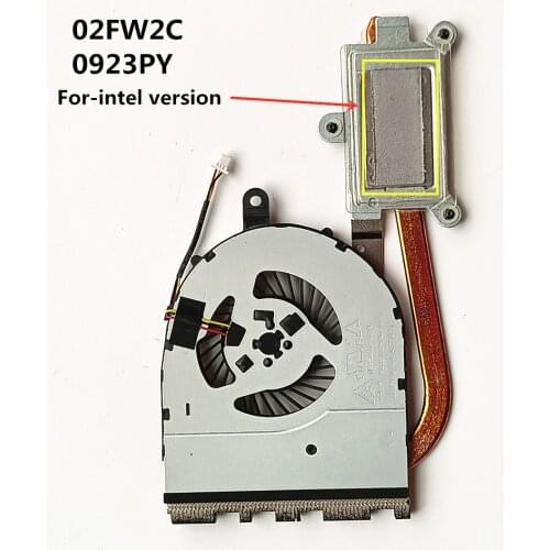 Laptop/Notebook CPU cooling Radiator heatsink&Fan for Dell inspiron 3558 5558 5458 5559 5459 0WYN50 AT1CV001DT0 AT1CV001SC0