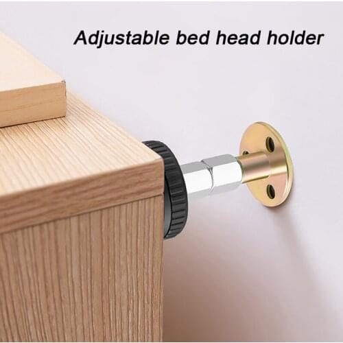Adjustable Threaded Мебельная Фурнитура Bed Frame Anti-shake Tool Headboard Stoppers Protect The Wall From Banging For Home