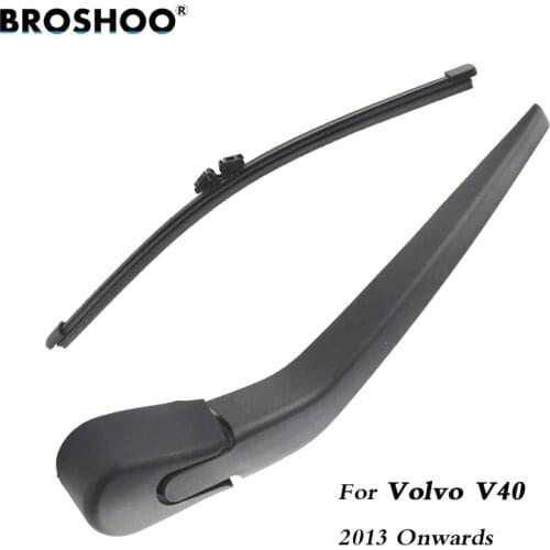 BROSHOO Car Rear Wiper Blades Back Windscreen Wiper Arm For Volvo V40 Hatchback (2013-) 285mm,Windshield Auto Styling