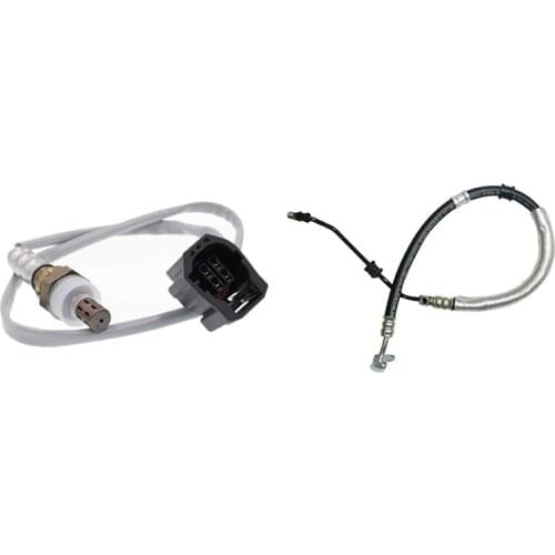 1Pcs 53713S9Aa04 Power Steering Pressure Hose Tube & 1Pcs Manufactured Z60118861A for Lambda Oxygen Sensor