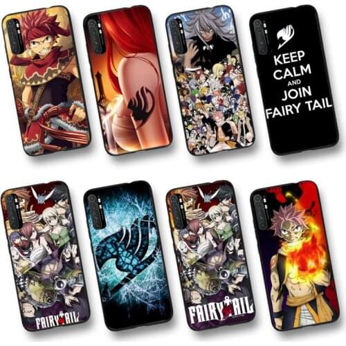 Fairy Tail Sign Anime Silicone Phone Case For Xiaomi 8 8lite 9t Se 10 10pro Note2 3 10lite MIX2 S MAX2 3 F1 A1 2 Cc9pro