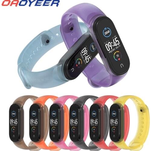 Replace Bracelet For Xiaomi Miband Strap For Mi Band 4 3 Silicone Straps Sport Wrist Strap For Miband 3 M3 M4 Strap Dropship