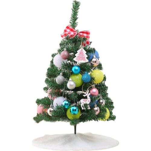 Christmas Tree Set DIY LED Lighting Christmas Decorations For Home Table Navidad Xmas Ornaments New Year Decor