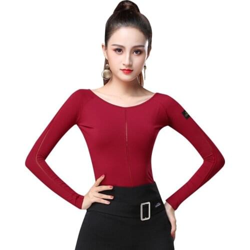 Latin dance costumse sexy latin dance tops for women latin dancing jacket National Standard Dance wear S-3XL