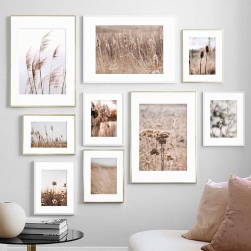 Winter Landscape Flower Dandelion Plants Wall Art Canvas Painting Nordic Posters And Prints Wall Pictures For Living Room Decor