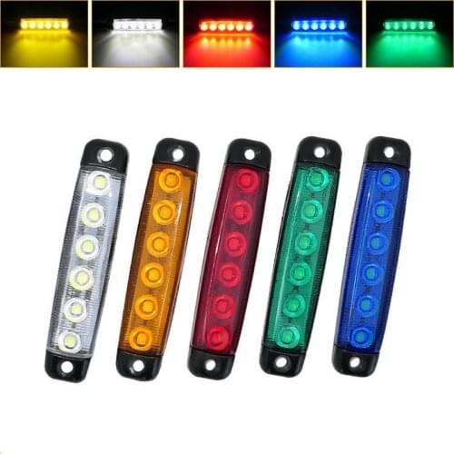 1PC Truck Side Marker Indicator Light Turn Signal Lamp 24V LED side lights trailer signal lights truck strip side lights
