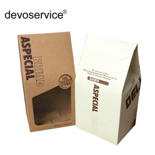 1Pc Premium Nougat 2-color West Point Box Fixed Carton Candy Cake Box Composite Kraft Paper Gift Box Bakery Packaging Supplies