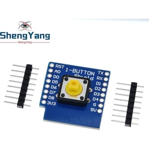 1pcs ShengYang 1-Button Shield for WeMos D1 mini button