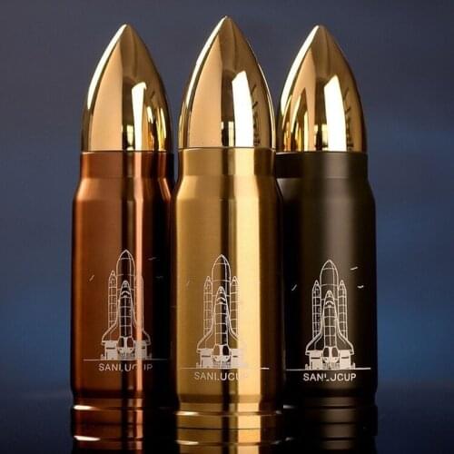 1000ml Bullet Thermos Vacuum Insulated Flasks for Army Man Water Coffee Bottle Keep Hot Cold Double Wall Thermo Cup