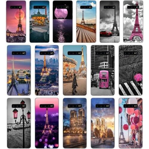 200FG Love Paris Eiffel tower Soft Silicone Tpu Cover Case for Samsung Galaxy A01 A10 M11 M21 S10 S20 J1 2016 Plus case