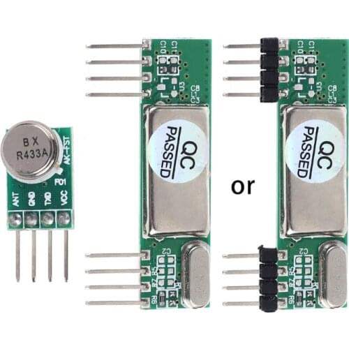 2021 New RXB6 433Mhz Superheterodyne Wireless Receiver Module + AK-FST small transmitting superheterodyne module
