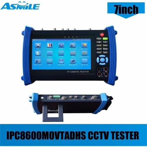 7inch CCTV IP Camera Tester Touch Screen Monitor Onvif AHD/TVI/CVI HDMI 1080P/PTZ/POE/WIFI/FTP Server/IP Scan Tester