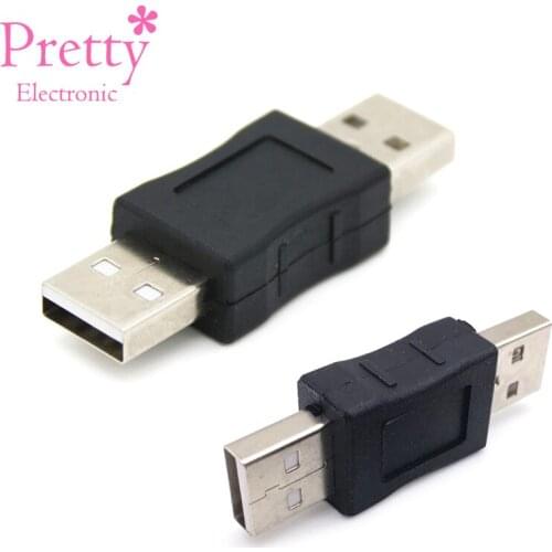 USB 2.0 Extender Adapter A Male to A Male Adaptor USB2.0 Connector Converter For Laptop PC Computer Camera Set top box