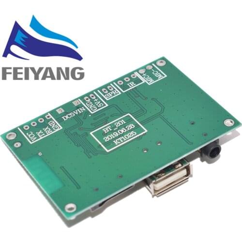 BT201 Dual Mode 5.0 Bluetooth Lossless Audio Power Amplifier Board Module Tf Card U Disk Ble Spp Serial Port Transparent Trans