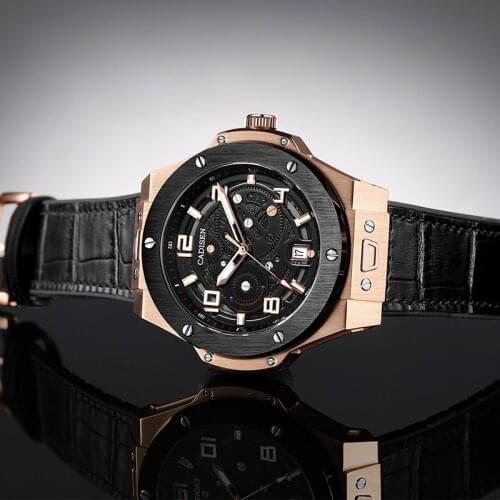 2021 New CADISEN Mechanical Men Watches Top Brand Luxury Automatic Men Wrist Watch Dive 100m Casual Watch Men Relogio Masculino