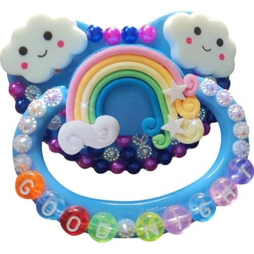 DDLG Adult Size Pacifier Swan Adult Baby RubyPacifier Daddys Girl Dummy Dom 100% Handmake Silicone Nipple Cute Pacifier