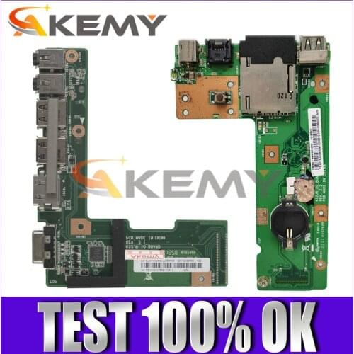 For ASUS K52 X52J A52J K52J K52JR K52JT K52JB K52JU K52JE K52D X52D A52D K52DY K52DE K52DR Audio USB IO board DC Power board