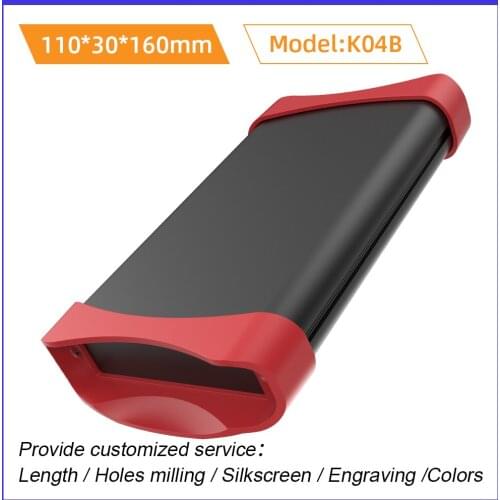 Electronic Components Resistors Enclosure OEM Instrument Aluminum Box Top Anodized Pcb Enclosures Outdoor Electric K04B 110*30mm