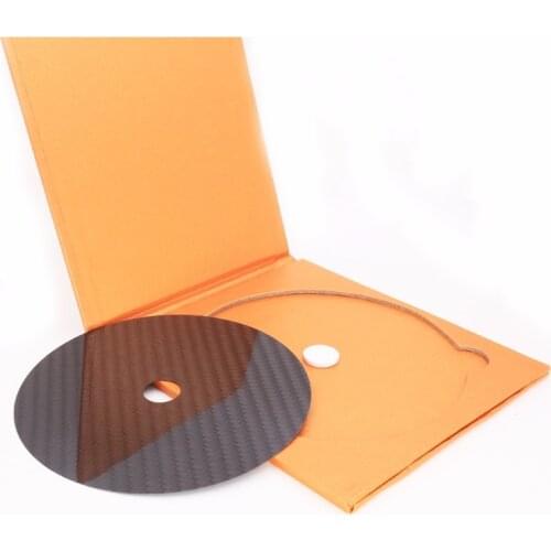 2018 HI END 0.2mm Carbon Fiber CD DVD Stabilizer Mat Top Tray Player Turntable