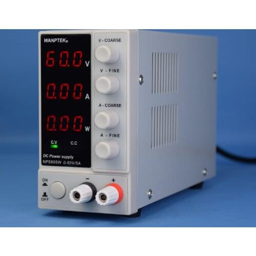 WANPTEK NPS605W 0-60V Switching DC Power Supply 3 Digits Display LED High Precision Adjustable Power Supply Voltage Regulator