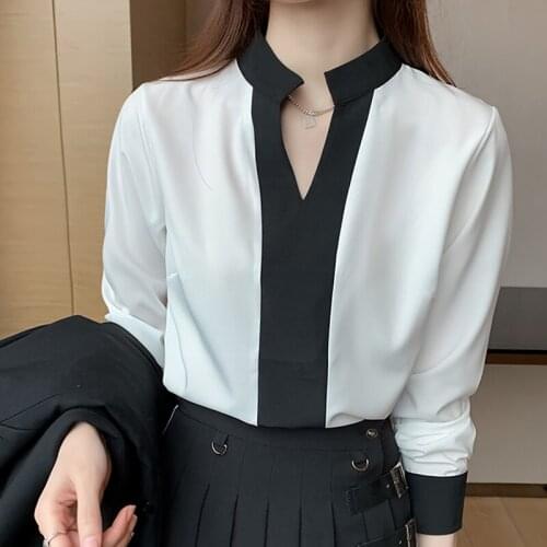 Womens Chiffon Shirts JKKFZY China
