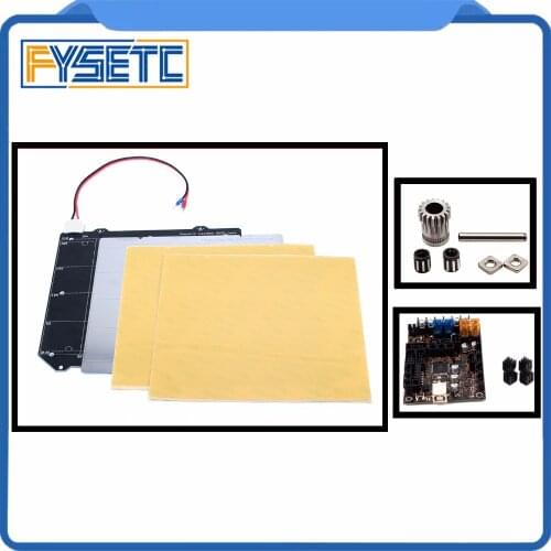 Clone Prusa i3 MK3 Magnetic Heated Bed MK52 24v + Steel Sheet +2pcs PEI sheet + EinsyRambo 1.1b Board +Cloned Btech Dual Gears