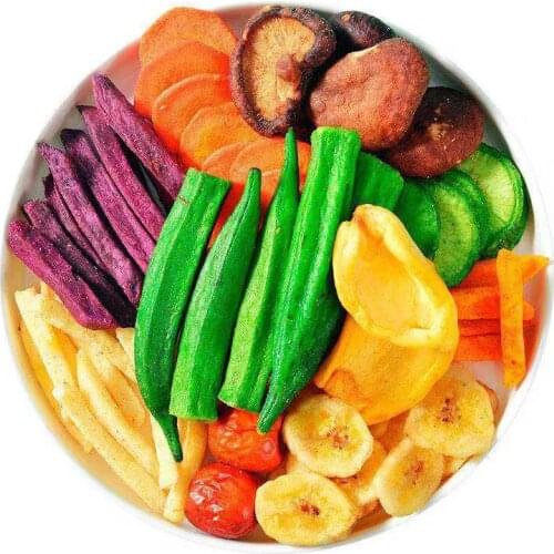 Mixed Dried Vegetables and Fruits Veggie Crispe 100% Natural Organic No Rreservatives Non-GMO Bake Material Cake Decorate