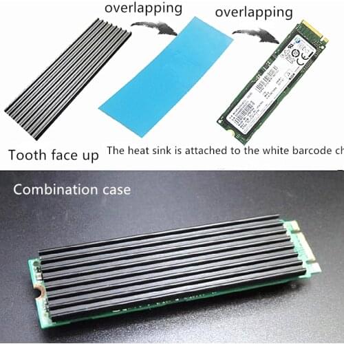 Notebook PCIE M2 Solid State Drive Heatsink 2280 SSD Cooler M.2NGFF Cooling Vest NVME