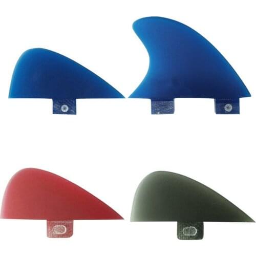 Surfboard Fins Double Tabs Fin Knubster Centre Kneel Fin Barbatanas de Red Azul Surf central Fins