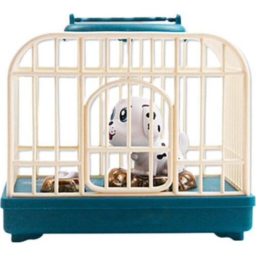 Hot Electronic Dog Cage Toy Portable Durable Easy-cleaning Sound Control Dog Cage for Entertainment Funny Gift for Children